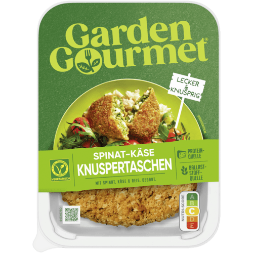 Spinat-Käse Knuspertasche