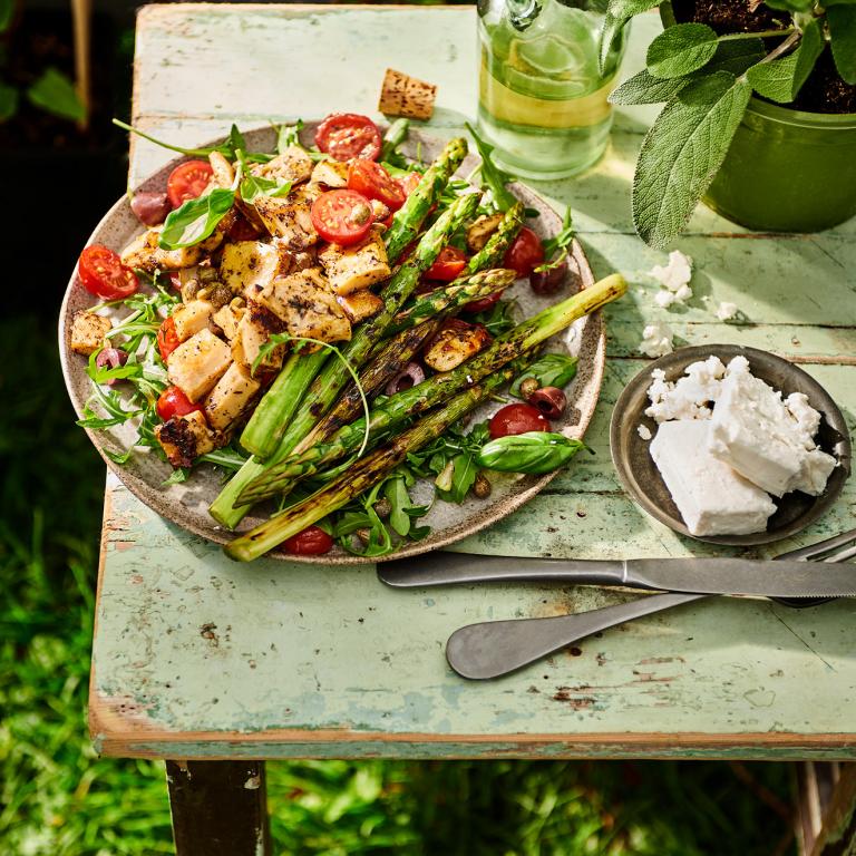 Mediterraner BBQ-Salat Mediterraner BBQ-Salat